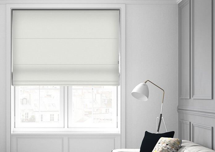 Oslo, Silver - Twist&Fit Roman Blind - Image 3